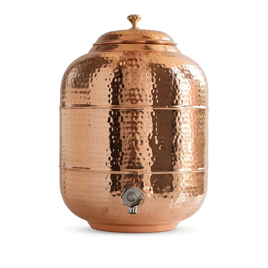 Cuprul Hammered Copper Water Dispenser