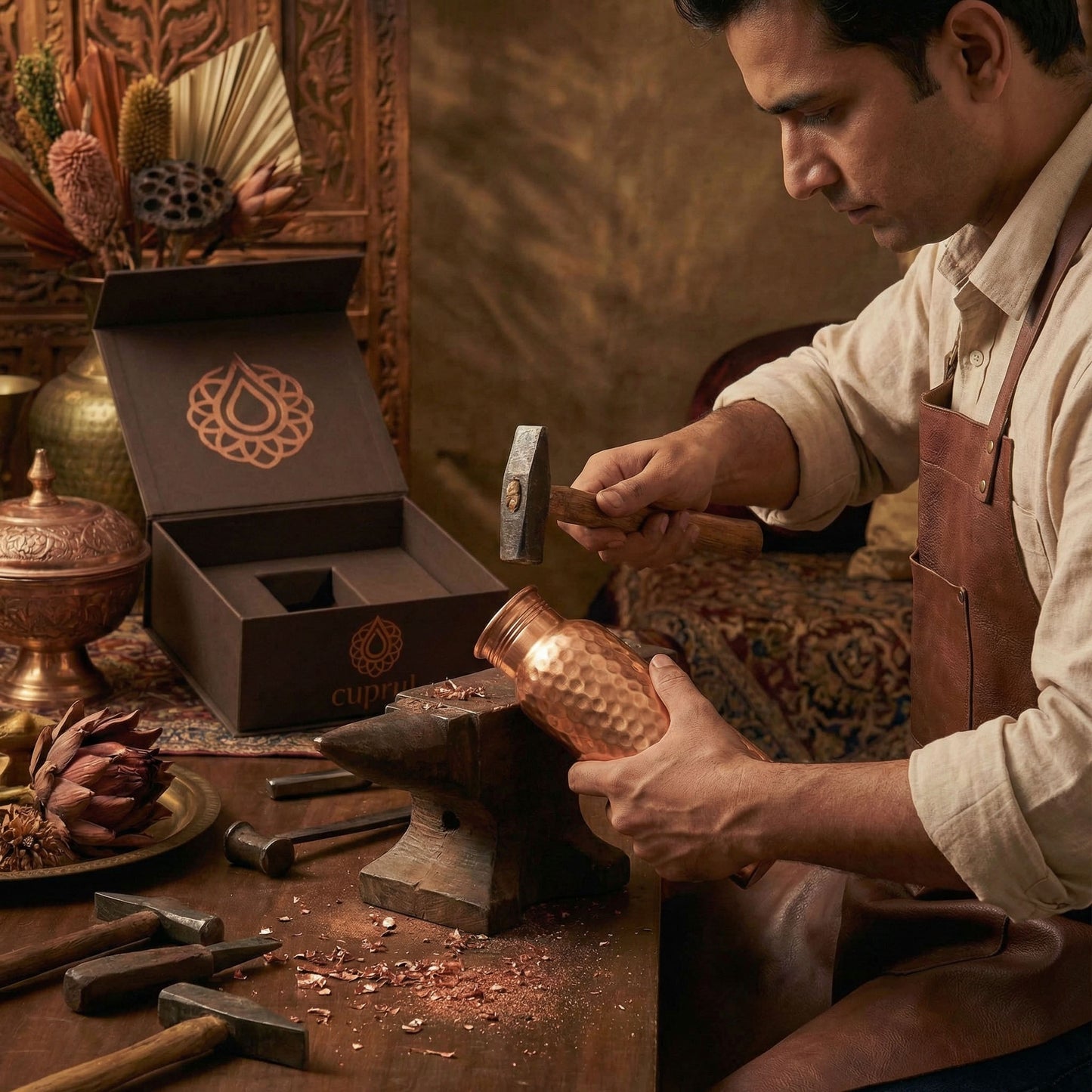 Cuprul Copper Bottle